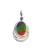 DIAMOND AMMOLITE PENDANT |TRUE LOVE