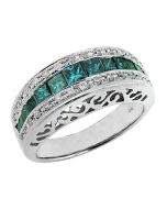 Blue Diamond Ring