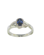 OVAL SHAPE SAPPHIRE RING | SAPPHIRE JEWELRY