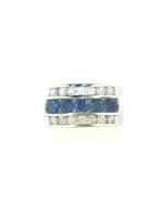 MEN'S BLUE WHITE DIAMOND RING | TRUE LOVE