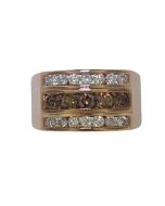 VIVD BROWN DIAMOND MEN'S RING | TRUE LOVE