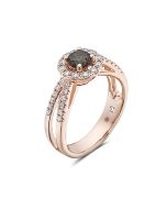 VIVID BROWN DIAMOND RING | TRUE LOVE