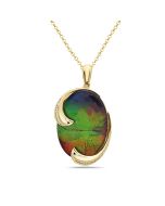 DIAMOND AMMOLITE PENDANT | TRUE LOVE