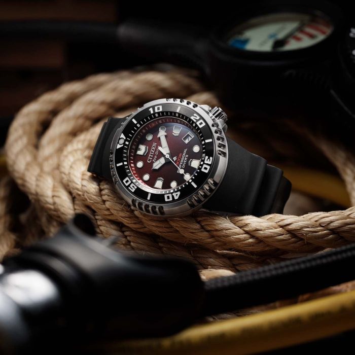 Promaster Red Dial Prof Diver Watch | Citizen