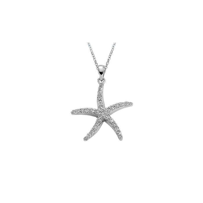Buy VIRAASI Gold-Plated Starfish Pendant with Chain Necklace | Shoppers Stop