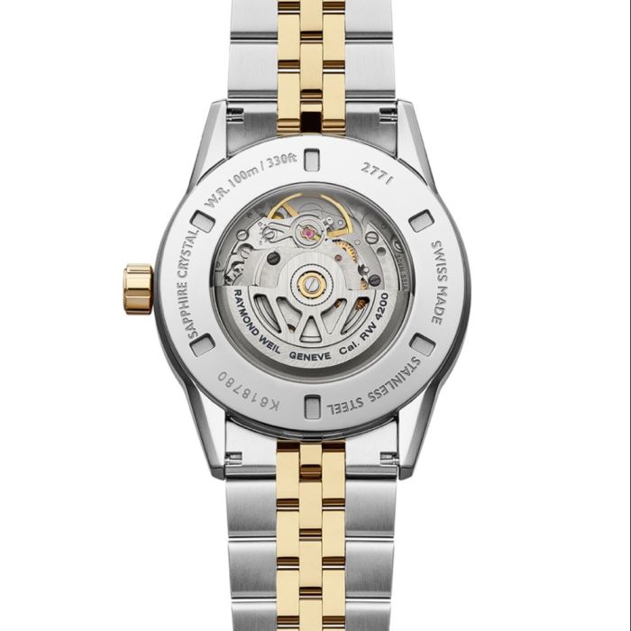 Blue Dial Two-tone Bracelet Watch | Raymond Weil
