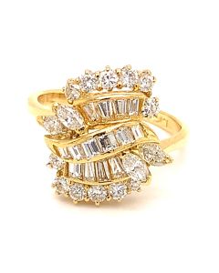 18kt Diamond Ring in Yellow gold