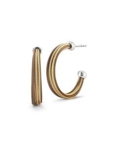 TRICOLOR GOLD ALOR EARRING | ALOR JEWELRY