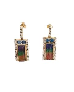 TRUE LOVE AMMOLITE EARRINGS | TRUE LOVE