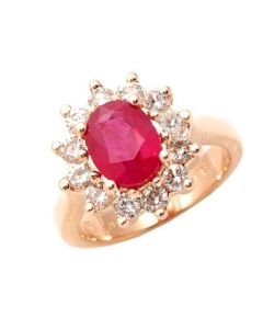 OVAL RUBY RING | RUBY JEWELRY