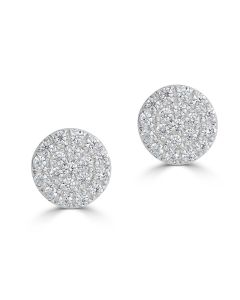 Diamond Stud Earrings-E1020D-FW-012S