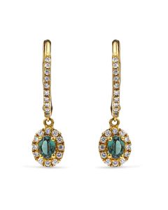 Alexandrite Diamond Earrings