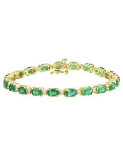 EMERALD DIAMOND BRACELET  | STEVEN ROYCE