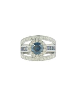 BLUE DIAMOND ALEXANDRITE RING | TRUE LOVE