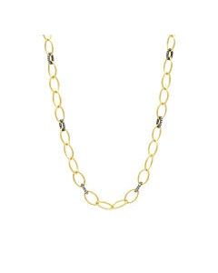 TWO TONE LINK NECKLACE | FREIDA ROTHMAN