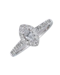 HALO ENGAFEMENT DIAMOND RING | DIAMOND JEWELRY