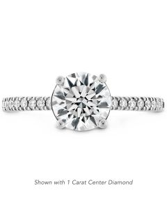 18kt White gold Sloane Silhouette Engagement Ring