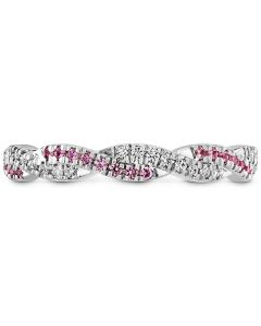 BRAIDED POWER BAND WITH SAPPHIRES | HEARTS ON FIRE