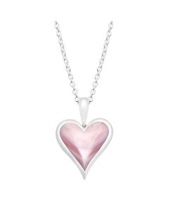 Kabana Silver MOP Heart Necklace | KABANA