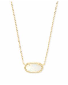 Elisa White Kyocera Opal Necklace | Kendra Scott