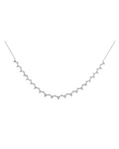 14KT Diamond Graduated Necklace