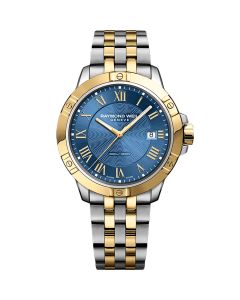 Blue Dial Two tone Watch