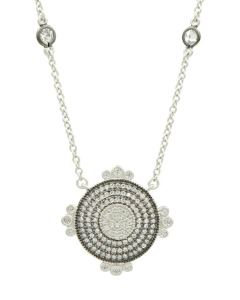 SIGNATURE ROUND PAVE NECKLACE | FREIDA ROTHMAN
