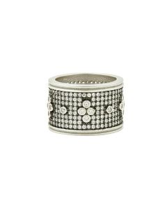 SIGNATURE PAVE CLOVER RING | FREIDA ROTHMAN