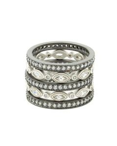 MARQUISE ETERNITY 5 STACK RING | FREIDA ROTHMAN