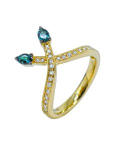 Alexandrite Diamond Ring 