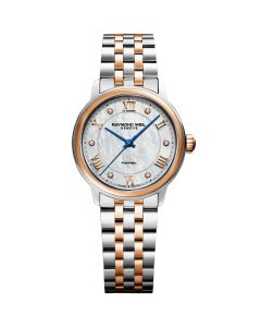 Rose Gold Two Tone Automatic Watch