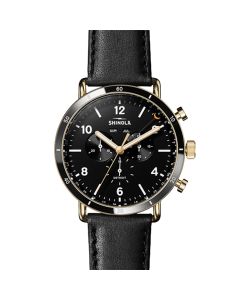 Shinola Date Black Dial Watch