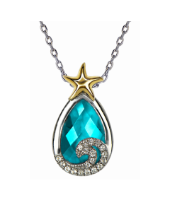 STARFISH IN THE SURF NECKLACE | GLOW OF CARIBBEAN