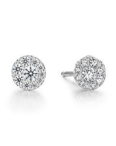 TESSA DIAMOND CIRCLE EARRINGS | HOF