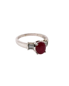 RUBY DIAMOND RING | COLOR STONES