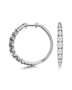 Diamond Hoop earrings