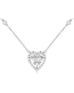 Heart Diamond Necklace 
