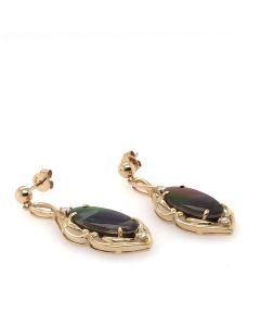 DIAMOND AMMOLITE EARRING | TRUE LOVE