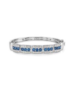 BLUE WHITE DIAMOND BRACELET | TRUE LOVE